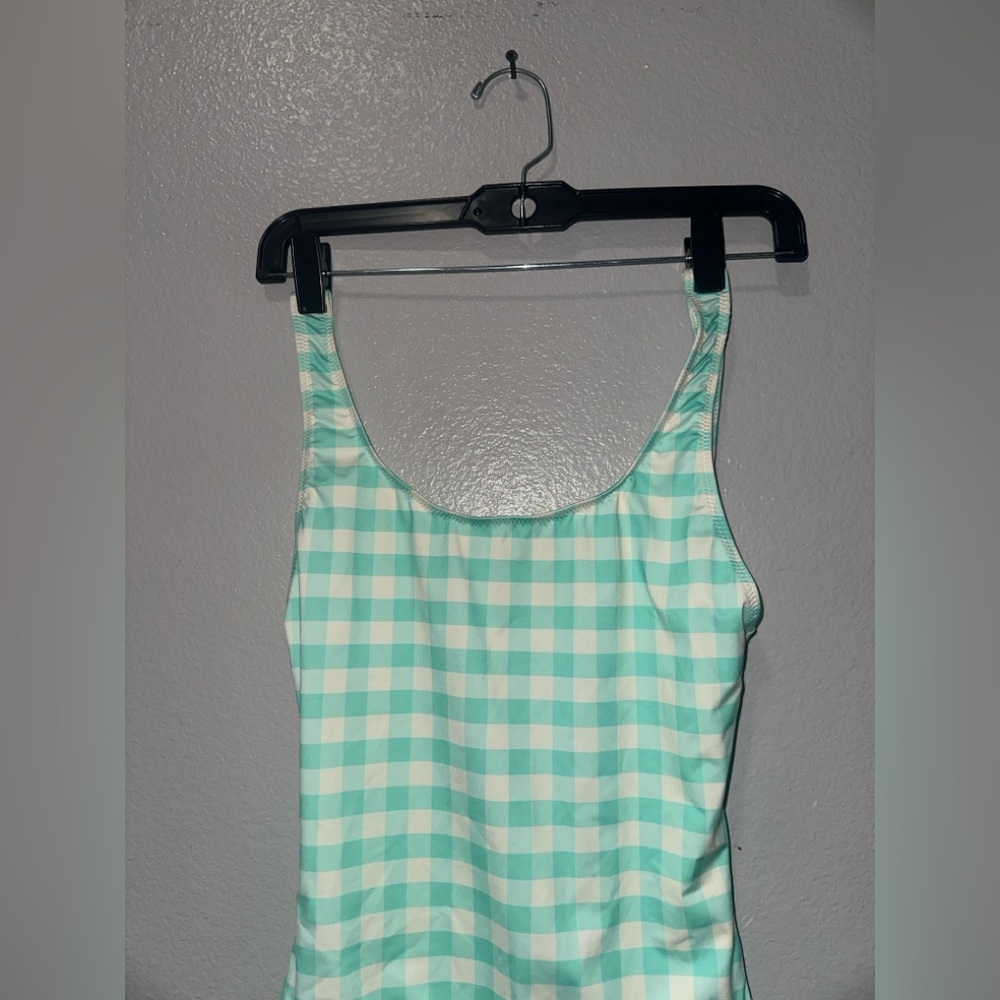 Solid & Striped Mint Checkered One-Piece Swimsuit - image 5